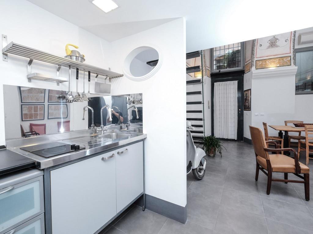 Ferienwohnung Ancient Trastevere Vespa Loft Rom Exterior foto